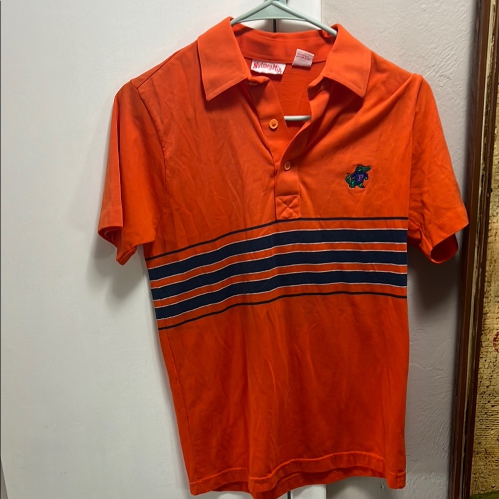 University of Florida Gators Orange Polo Shirt with Embroidered Logo. Women’s M